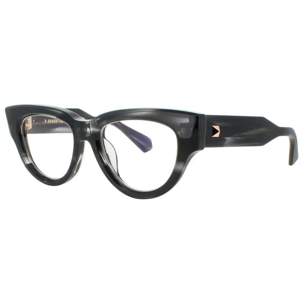 NWT VALENTINO EYEGLASSES CAT EYE WOMEN BLACK EYEWEAR
